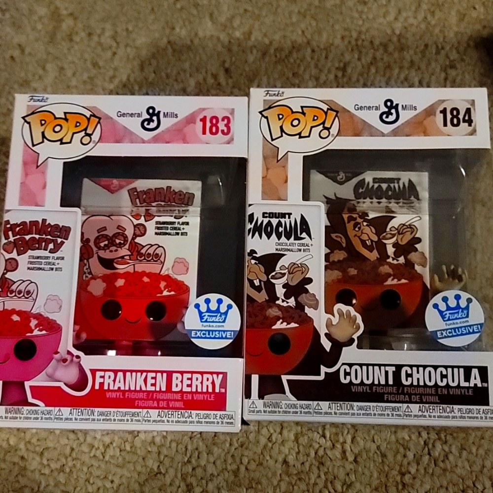 Franken berry and count chocula